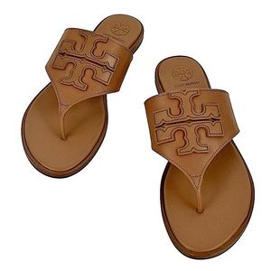 TORY BURCH TAN WESTON SANDALS- SIZE 11